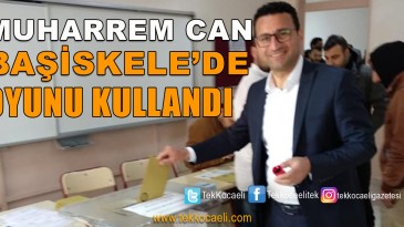 Muharrem Can, Başiskele’de Oyunu Kullandı