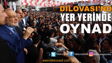Karamollaoğlu’na Dilovası’nda Sevgi Seli