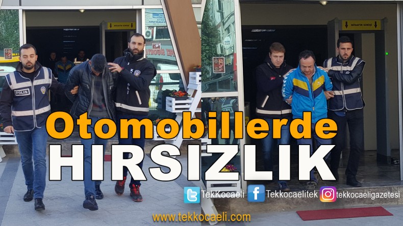 4 Ayrı Otomobilde Hırsızlık