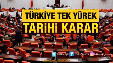 TBMM’deki 5 Parti’den Ortak Bildiri