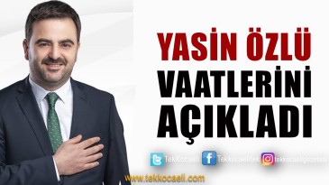 İşte Yasin Özlü’nün Seçim Beyannamesi