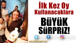 CHP’li Gençlerden İzmit’te Çat Kapı Sürpriz