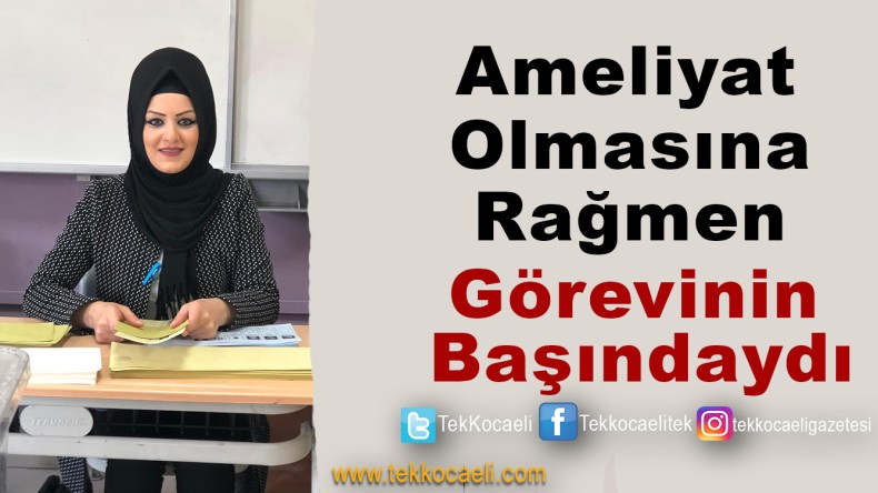 Rahatsızlığına Rağmen, Sandıktaki Görevini Aksatmadı
