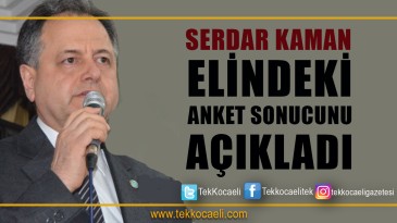 Serdar Kaman’dan Anket Müjdesi