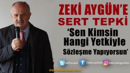 Zeki Aygün’e Büyük Tepki