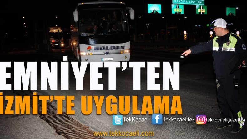 İzmit’te Huzur Uygulaması