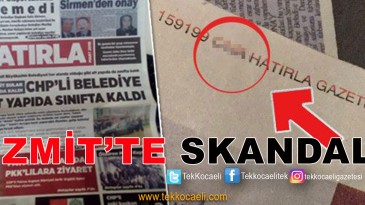 Seçime Günler Kala İzmit’te Skandal