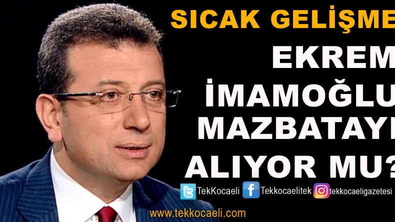 Ekrem İmamoğlu Mazbatayı Alıyor mu?