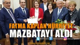 İzmit Belediye Başkanı Fatma Kaplan Hürriyet