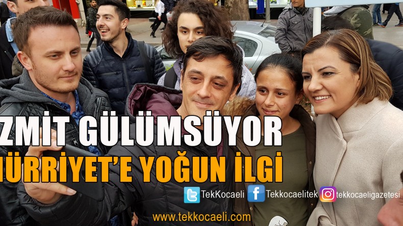 İzmit’in Başkanı Hürriyet’e Yoğun İlgi