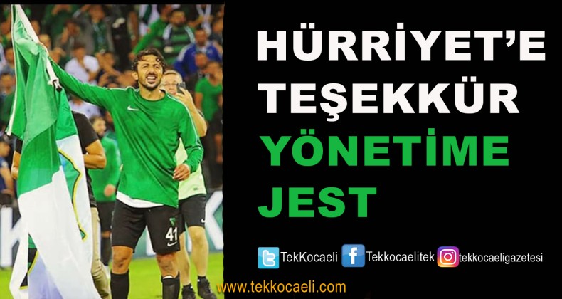 Hamza Mutlu’dan Hürriyet’e Teşekkür