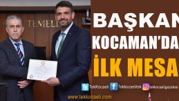 Mustafa Kocaman Mazbatasını Aldı