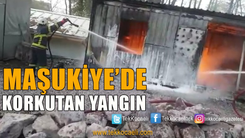 Benzin Depolama Alanında Yangın