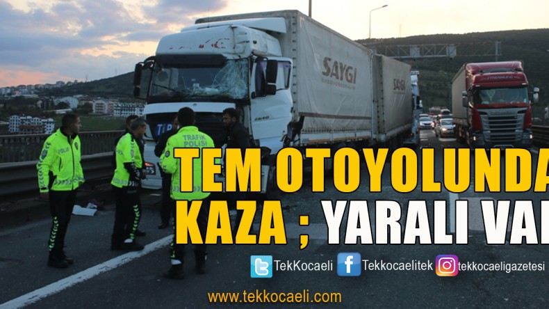 TIR’lar Çarpıştı; Yol Trafiğe Kapandı