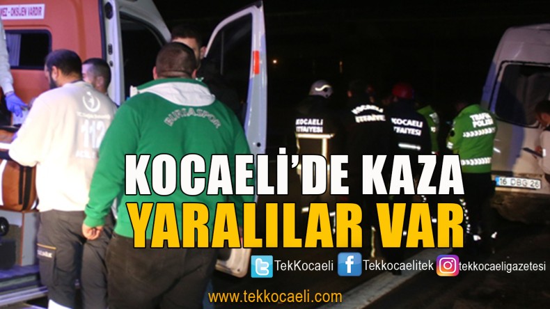 Bursaspor’lu Taraftarları Taşıyan Araç Kaza Yaptı