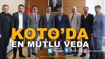 KOTO’dan Adnan Turan’a Mutlu Veda