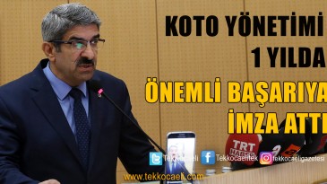 KOTO Yönetimi, 1 Yıllık Faaliyetini Değerlendirdi