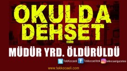 Okulda Dehşet; Müdür Yardımcısı Can Verdi