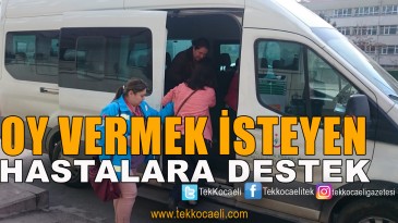 Kocaeli Devlet Hastanesi’nden Destek