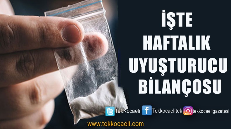Kocaeli’de Uyuşturucu Operasyonu