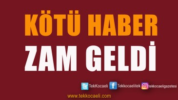 Kötü Haber, Zam Geldi