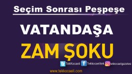 31 Mart Sonrası Bir Zam Daha