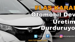 Otomobil Devi Üretimi Durduruyor