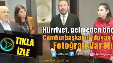 TIKLA İZLE; İzmit Belediyesi’nde Fotoğraf Tartışmasını Sona Erdirecek Görüntüler