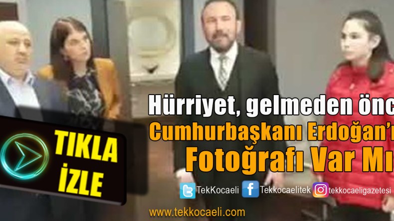 TIKLA İZLE; İzmit Belediyesi’nde Fotoğraf Tartışmasını Sona Erdirecek Görüntüler