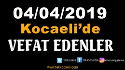 Kocaeli’de Vefat Edenler
