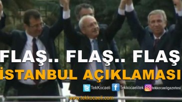 Flaş İstanbul Açıklaması; Ne Yaparlarsa Yapsınlar