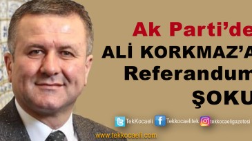 Ak Parti’de Ali Korkmaz’a Şok