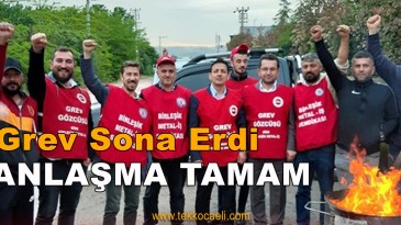 Bu Fabrikada Grev Sona Erdi