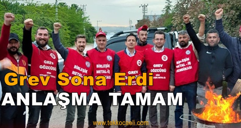 Bu Fabrikada Grev Sona Erdi