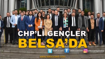 CHP’li Gençlerden, Başkan Hürriyet’e Ziyaret