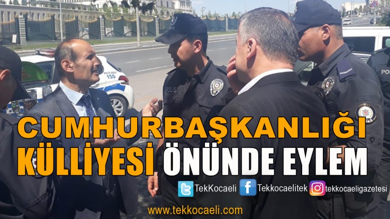 Kocaeli’li Başkan’dan Külliye Önünde Eylem