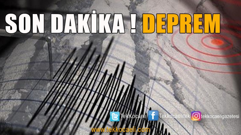 Sallanıyoruz! Deprem Oldu
