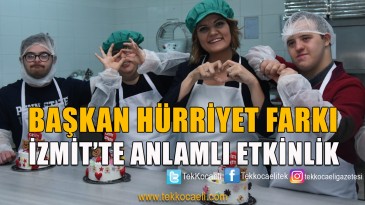 Hürriyet, Down Sendromlu Çocuklarla Pasta Yaptı