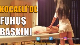 Masaj Salonuna Fuhuş Baskını