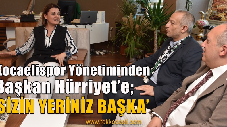 Başkan Hürriyet’e 41 Numaralı Forma Hediye