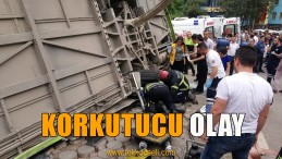 Halk Otobüsü Devrildi; Yaralılar Var
