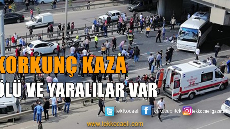 Kocaeli’de Kaza; Çok Sayıda Yaralı Var