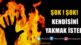 Valilik Önünde Kendini Yakmak İstedi