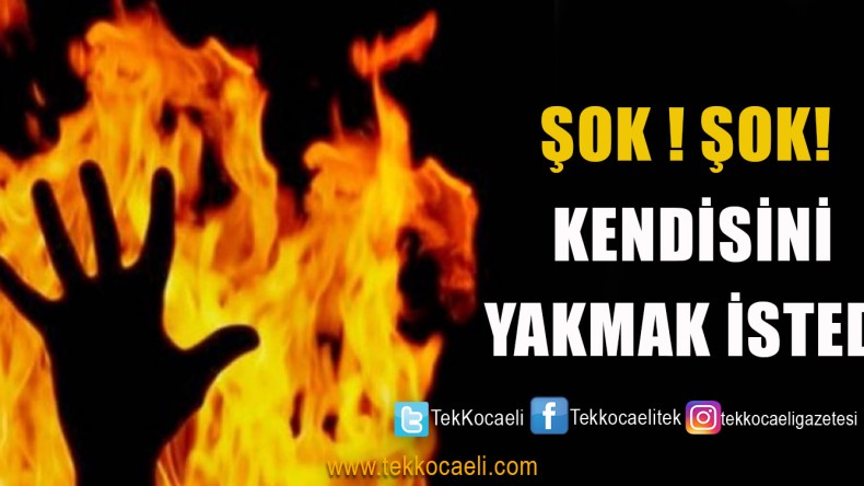Valilik Önünde Kendini Yakmak İstedi