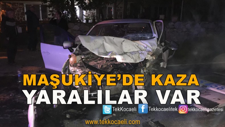 Kartepe Maşukiye’de Kaza
