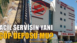 Devlet Hastanesi’nin Yanı Çöp Deposu mu?