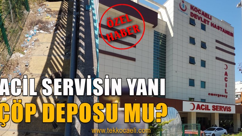 Devlet Hastanesi’nin Yanı Çöp Deposu mu?