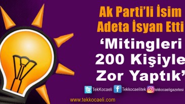 Ak Partili İsimden Şok Tepki