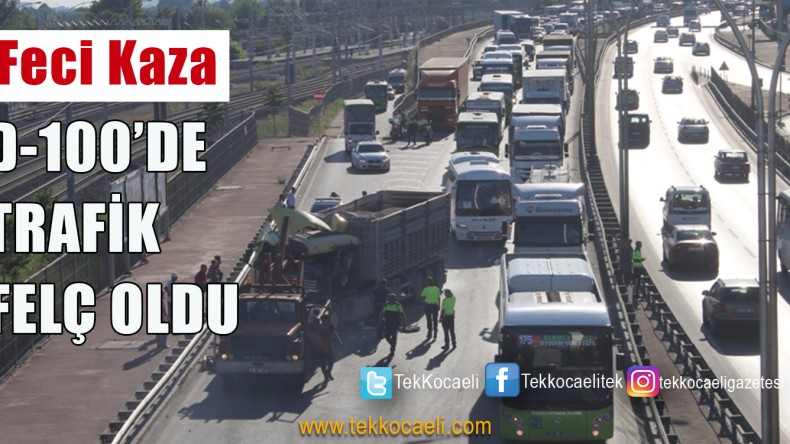 Korkutan Kazada Burnu Bile Kanamadı