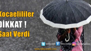 Meteoroloji’den Son Dakika Uyarısı